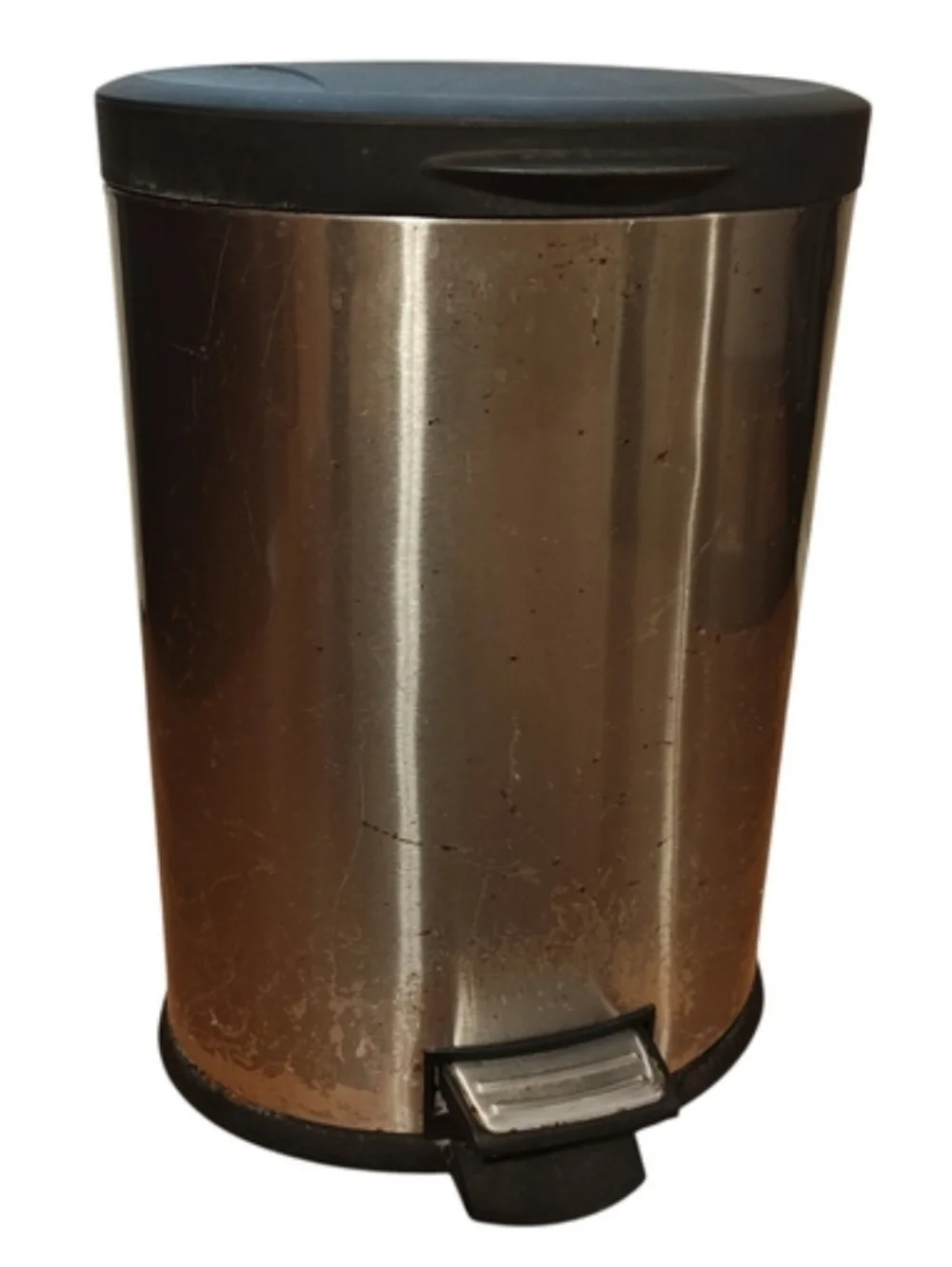 Stainless Steel Step Trash Can 12L 3.2 Gal with Soft Close Lid & Inner Bucket